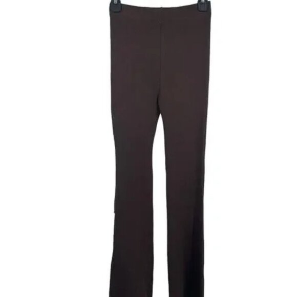 NWOT 🦋 TOPSHOP 🌸 WOMEN'S COLORBLOCK RIB COTTON STRETCH PANTS US SZ US 2 - Picture 4 of 4